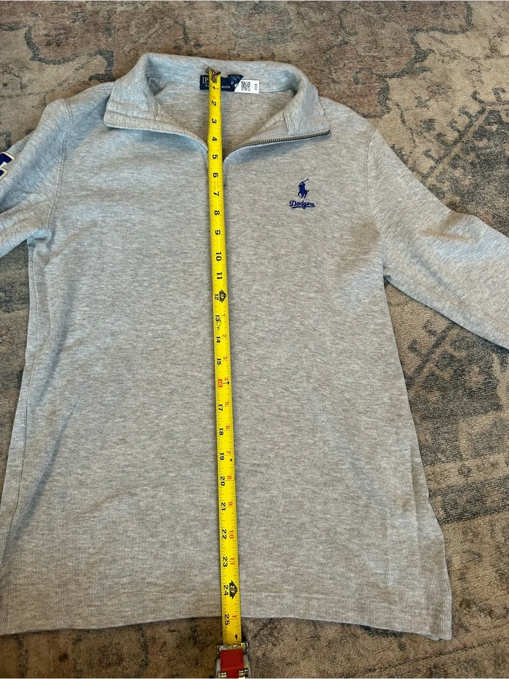 Polo by Ralph Lauren  MLB Los Angeles Dodgers Gray Quarter-Zip Limited Edition